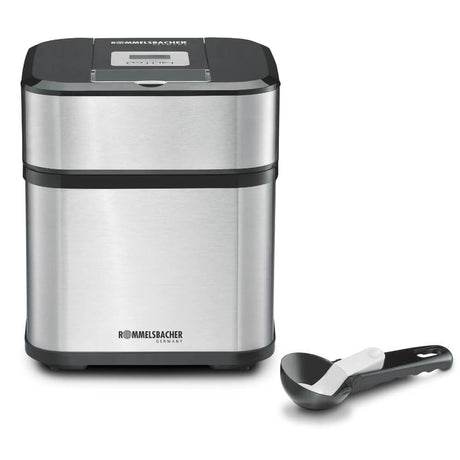 EAN 4001797866004 - Rommelsbacher IM 12 máquina para helados Heladera tradicional 1,5 L Negro, Acero inoxidable imagen 1