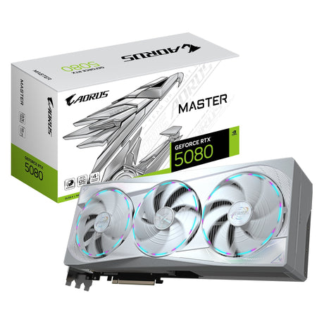 EAN 4719331355692 - GIGABYTE AORUS GeForce RTX 5080 MASTER ICE 16G imagen 1