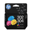 EAN 0199764139535 - HP 302/304 Tri-color Original Ink Cartridge cartucho de tinta 1 pieza(s) Rendimiento estándar Cian, Magen imagen 1