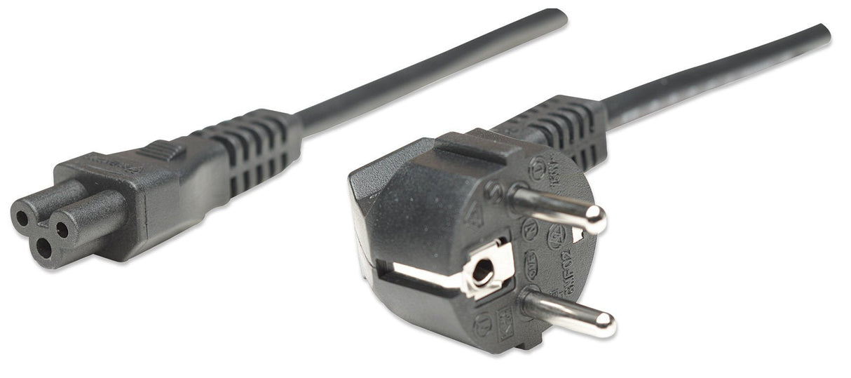 Manhattan 371131 Cable De Alimentacion Negro 1,8 M Cee7/4 C5 Acoplador