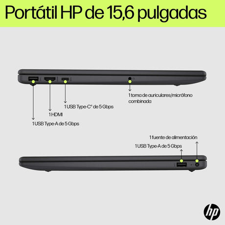 EAN 198990176154 - HP 15-fd1013ns Intel Core Ultra 7 155H Portátil 39,6 cm (15.6") Full HD 32 GB DDR5-SDRAM 1 TB SSD Wi-Fi 6  imagen 4