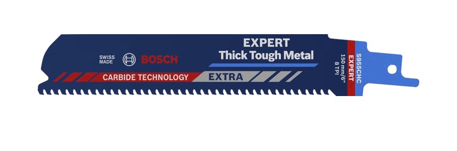 Hoja De Sierra De Sable Bosch Professional Expert 'Thick Tough Metal' S 955 Chc Longitud 150 Mm 2608900365