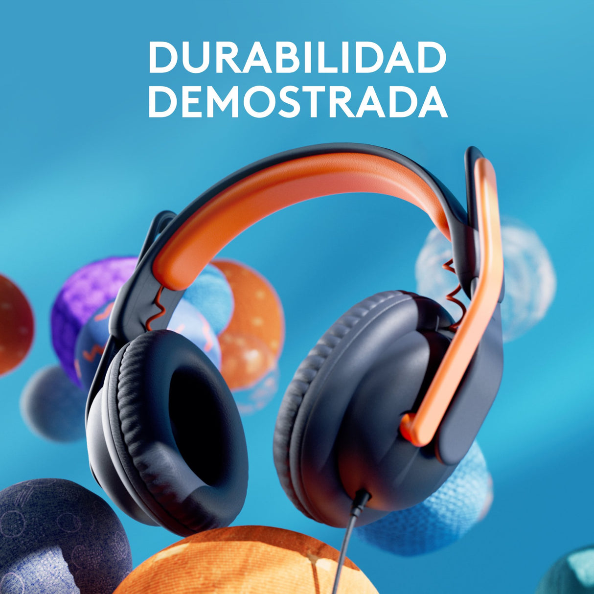 EAN 0097855190727 - Logitech Zone Learn Auriculares Alámbrico Diadema Educación USB Tipo C Azul, Naranja imagen 9