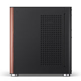 Jonsbo Tk-0 Pc Carcasa, Mini-Tower, Mini-Itx, Tempered Glass, Madera - Negro