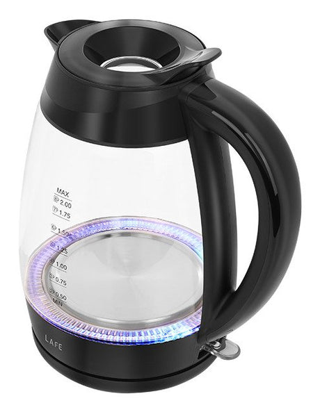 EAN 5907512875537 - Lafe Essential XL tetera eléctrica 2 L 2200 W Negro, Transparente imagen 3