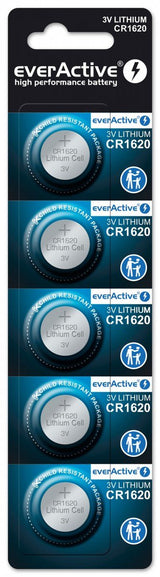 Everactive Cr16205bl Pila Doméstica Batería De Un Solo Uso Cr1620 Litio