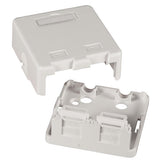 Verteilerbox Aufputz, 2-Port, Staubschutz Selbstschlieend
