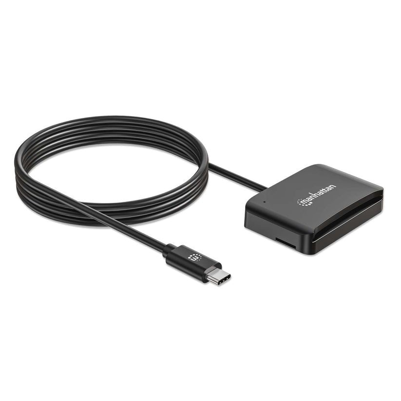 Manhattan Usb 2.0 Tipo-C Lector De Tarjetas Smartcard- Microsdxc