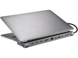 EAN 5705730136238 - Sandberg 136-23 base para portátil y replicador de puertos USB 3.2 Gen 1 (3.1 Gen 1) Type-C Plata imagen 2