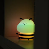 Lámpara Nocturna Led Rgb Recargable Modelo Abeja