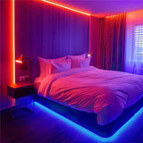 Avide Led Mreifen Blimer 12v 16w Rgb 5m Tuya Ir Fernbedi.