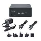 Startech.Com 2-Port Dual-Monitor Displayport Kvm Switch Dp 1.4 8k 60hz 4k 144hz 2x Usb 3.2 10gbps Ports Kvm Umschalter