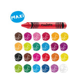 Carioca Maxi Pack De 24 Ceras - Colores Brillantes - Lavables - Cuerpo De Ø 12mm - Varios