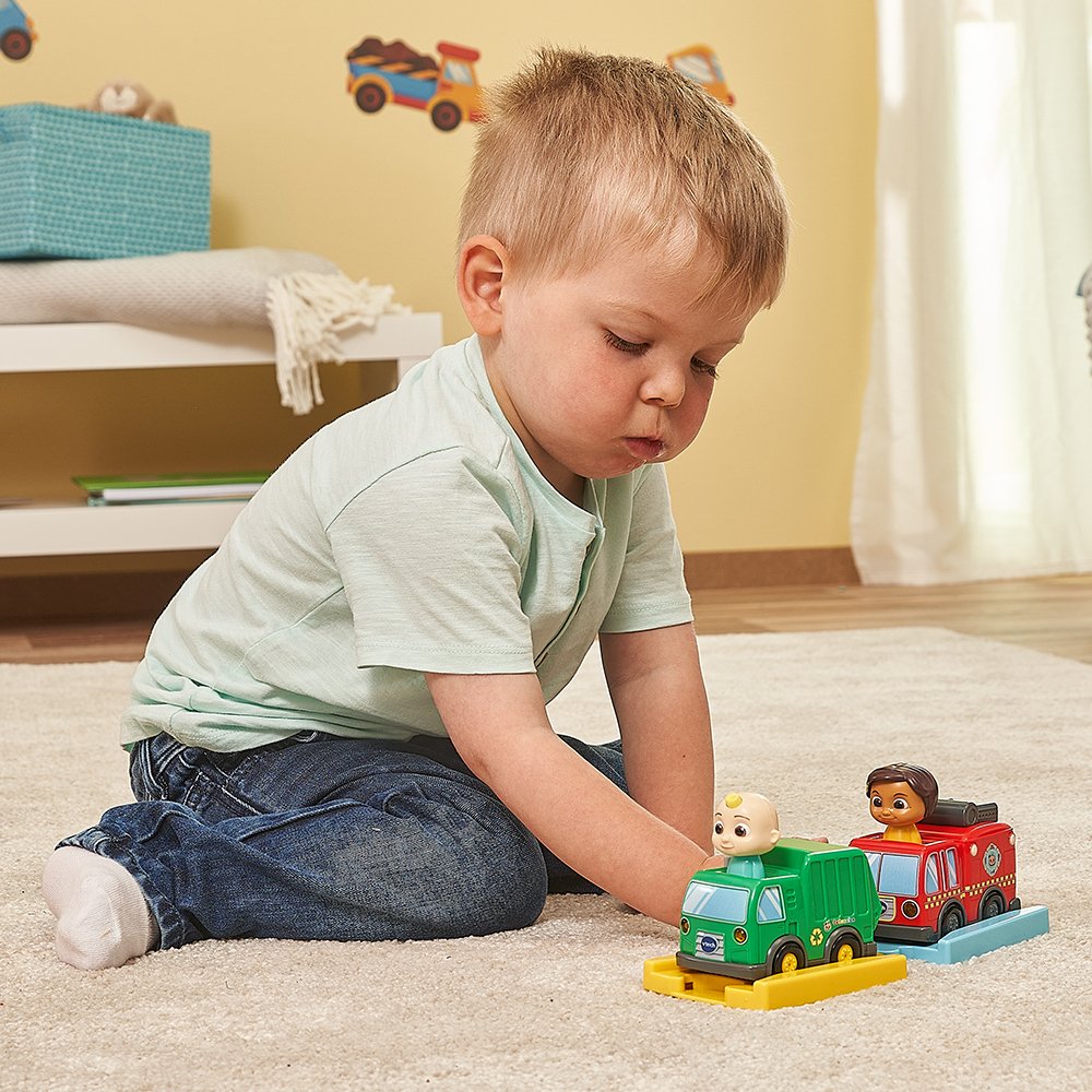 Camión De Basura De Jj, Vehículo De Juguete Vtech Tut Tut Baby Flitzer - Cocomelon   80-561404