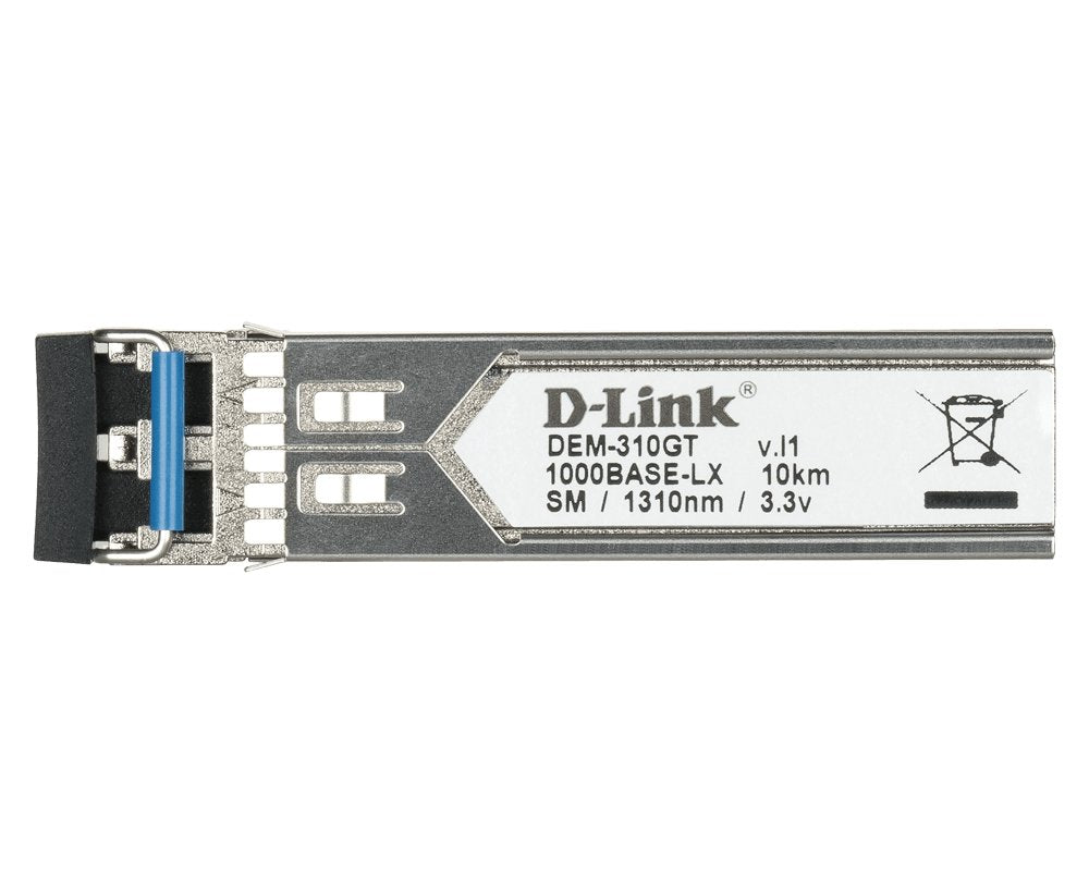 Transceiver D-Link Dem-310gt/10 Giga Monomodo Lc 3,3v Hasta 10km  - Kit De 10 Uds