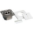 EAN 4052792028645 - LogiLink NP0123 toma de corriente RJ-45 Metálico, Blanco imagen 1
