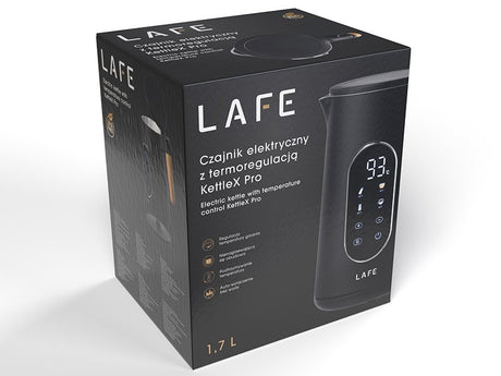 EAN 5907512874967 - Lafe KettleX Pro tetera eléctrica 1,7 L 2200 W Negro, Madera imagen 9