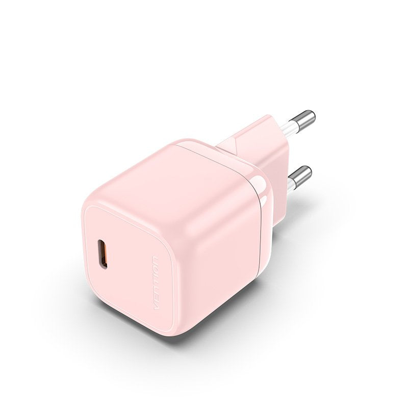 EAN 6922794769267 - Vention FAKP0-EU cargador de dispositivo móvil Portátil, Smartphone, Tableta Rosa Corriente alterna Carga imagen 1
