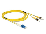 Delock Cable De Fibra Óptica Lc> St Monomodo Os2 2 M