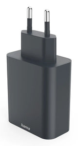 EAN 4007249864451 - Hama 00086445 cargador de dispositivo móvil Smartphone, Tableta Gris Corriente alterna Carga rápida Inter imagen 1