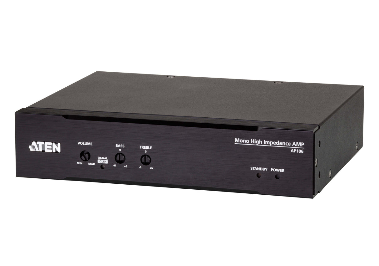 Amplificador De Potencia De 60 W Mono Hi-Z Aten Ap106