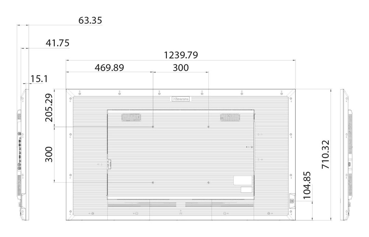 EAN 6973172944332 - Hisense 55DM66D pantalla de señalización Pizarra de caballete digital 139,7 cm (55") Wifi 500 cd / m² Ful imagen 7