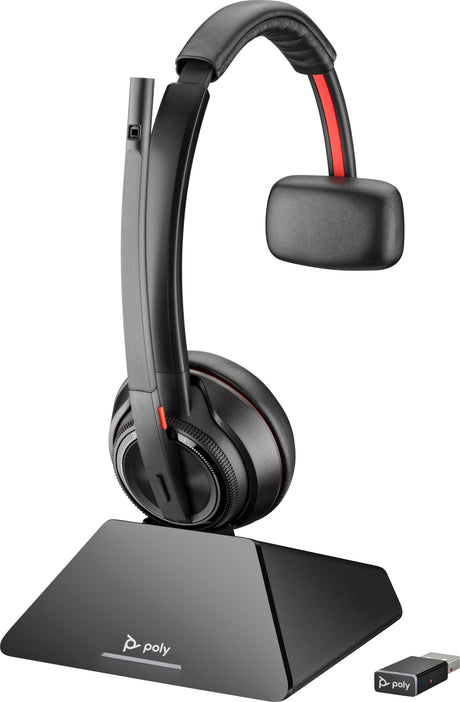EAN 0196548586127 - Poly Savi 8210 Office DECT 1880-1900 MHz Single Ear Headset Inalámbrico Diadema Oficina/Centro de llamada imagen 1