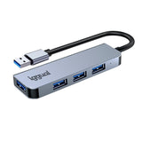 EAN 8435364319246 - iggual IGG319246 hub de interfaz USB 3.2 Gen 1 (3.1 Gen 1) Type-C 5000 Mbit/s Plata imagen 1