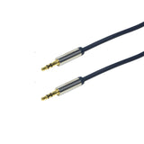 Logilink - Cable Audio 3.5 Stereo M/M 0.30 M, Azul