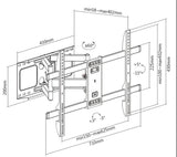 EAN 4015867227183 - Equip 650335 soporte para TV 2,03 m (80") Negro imagen 9