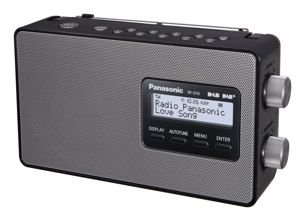 Radio Panasonic Rf-D 10 Eg-K Negro