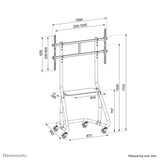 Newstar Soporte De Suelo Móvil Para Tv