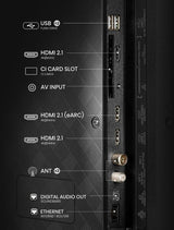 Hisense 43e77q Pro (108 Cm (43 Zoll), Negro, Ultrahd/4k, Tripple Tuner, Usb Recording, Time Shift, 144hz Panel) 43e77q Pro