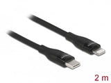 Delock Cable Usb Tipo-C A Lightning Negro 2 M Mfi