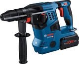 Taladro Percutor Inalámbrico Bosch Professional Gbh 18v-28 Cf Professional, 18 Voltios Azul/Negro, 2 Baterías Procore18v 8,0 Ah, Bluetooth, En L-Boxx