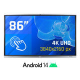 EAN 8435364318829 - iggual Orchid 86" Webcam Panel plano interactivo 2,18 m (86") LED Wifi 400 cd / m² 4K Ultra HD Negro Pant imagen 14