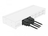 Delock Rs-232 Cable Seriell D-Sub 9 Stecker Zu Stecker Mit Schmalem Steckergehäuse 10 M