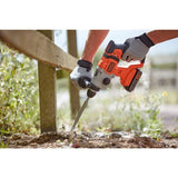 Black+Decker Martillo Combinado A Batería Bcd900b, 18 Voltios, Martillo Perforador Bcd900b-Xj