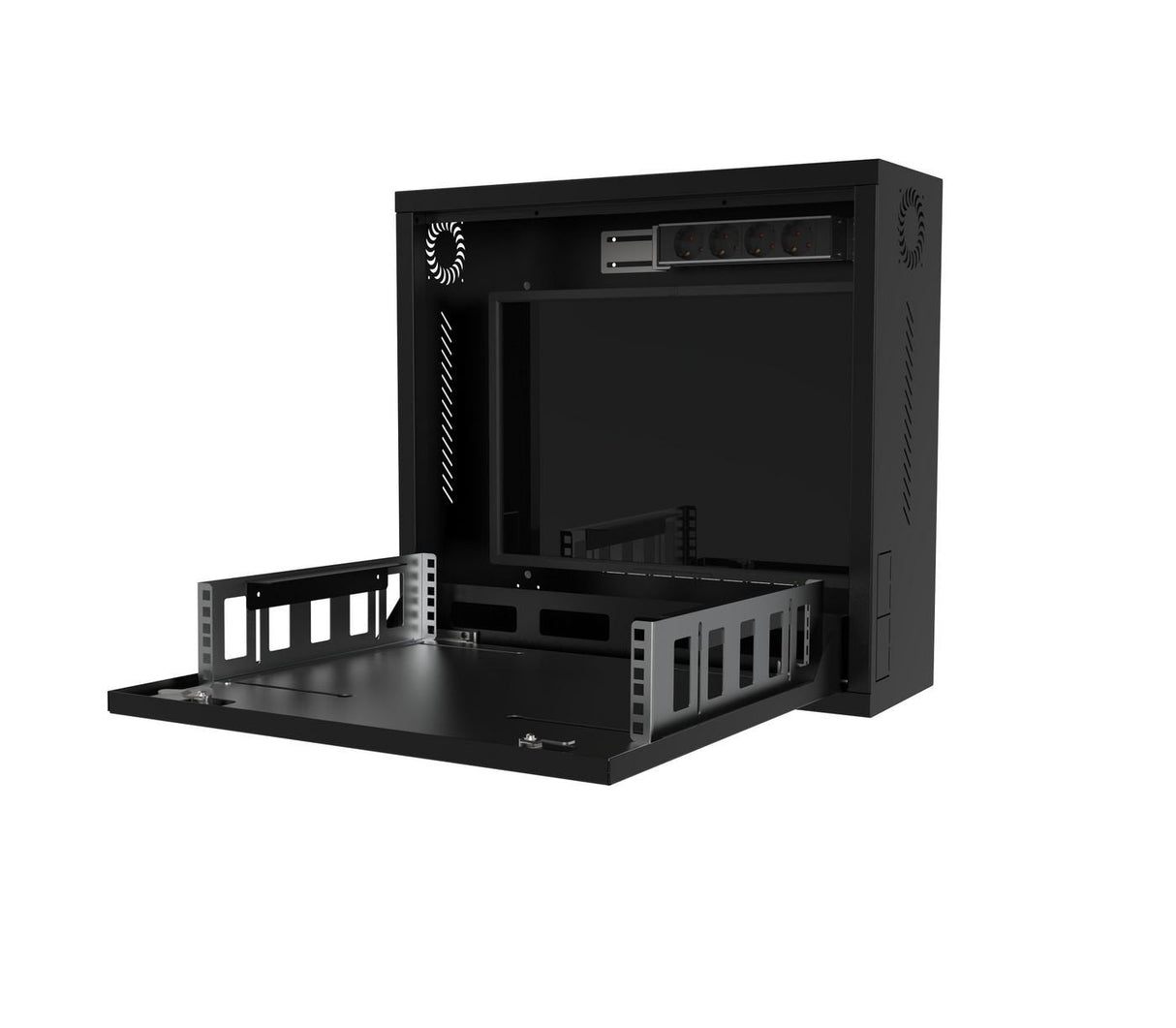 19'' 1u Rack Wall Mount 580 X  546 X 150mm Surveillance Box