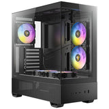 Caja  Pc Antec Cx705 Argb Mid-Tower Atx Panoramica 270º 5xvent 120mm Pwm