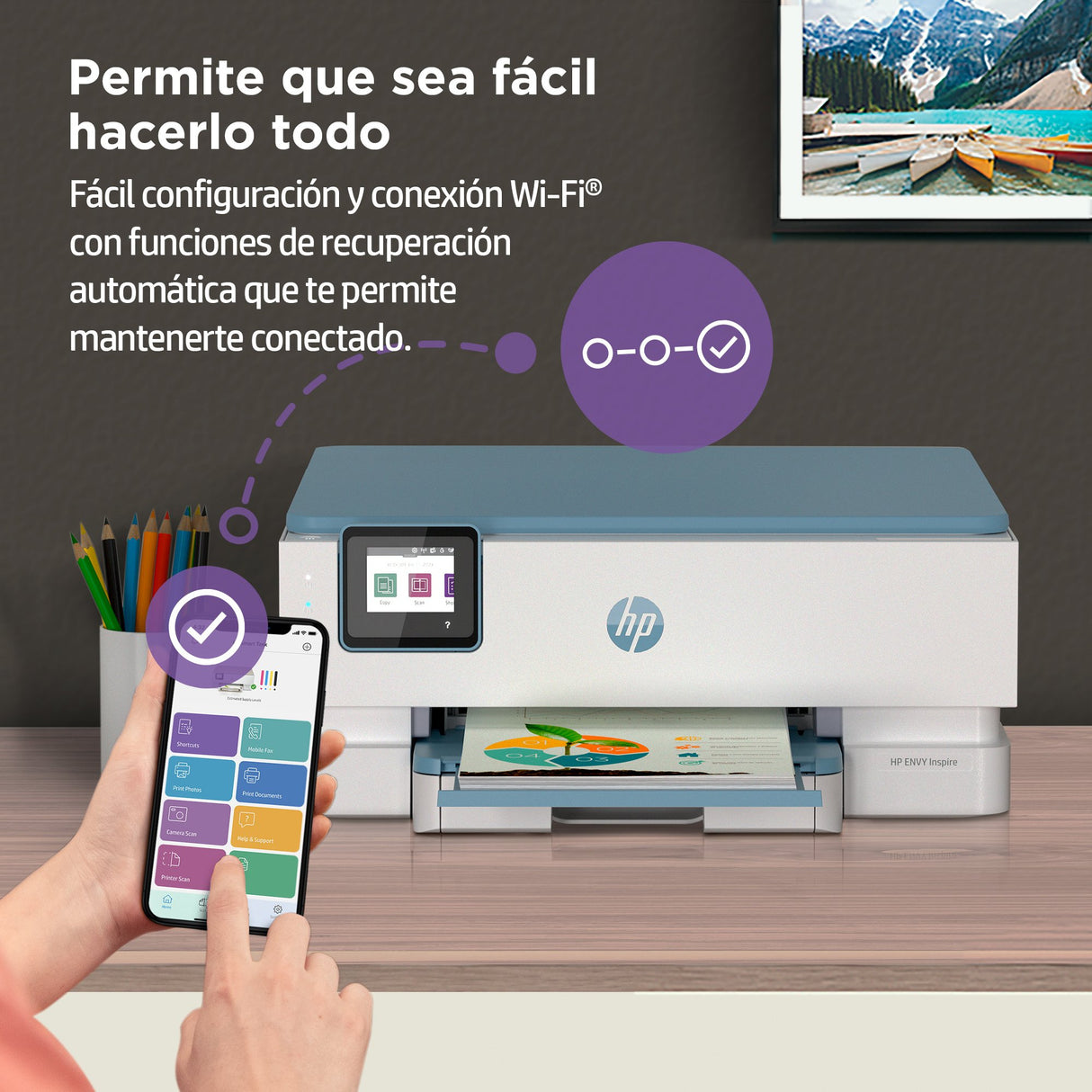 EAN 0195908882527 - HP ENVY Inspire 7221e All-in-One Printer Inyección de tinta térmica A4 4800 x 1200 DPI 15 ppm Wifi imagen 10