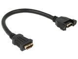 Delock Cable Hdmi A Hembra > Hdmi A Hembra Para Instalación 25 Cm