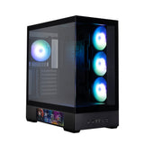 Caja Pc Zalman P40 Ds Atx 4 Xvent 120mm Argb 2xusb 3.0 Negro S/N Fuente