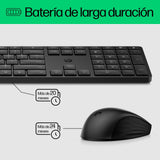 Hp 4r013aa#Abd, Juego De Escritorio Negro