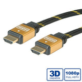 Roline Gold Hdmi High Speed Cable Mit Ethernet, 7,5 M