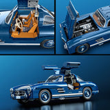 Mattel Mega Hot Wheels Mercedes-Benz 300sl, Juguete De Construcción Escala 1:24 Hww25