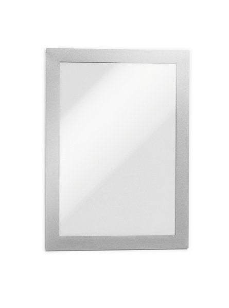 Marco Informativo Durable Duraframe A5 Autoadhesivo 10 Piezas Plateado