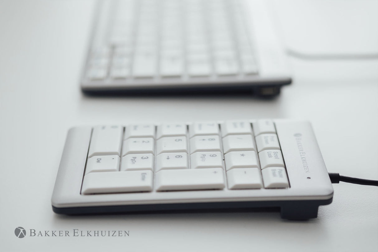 EAN 8719274673613 - BakkerElkhuizen UltraBoard 955 Numeric teclado numérico PC USB Gris claro, Blanco imagen 6