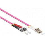 Fiberpatchkabel Lc-St Om4  2,0m, 50/125, Multimode,