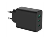 Value Usb Charger Mit Euro-Stecker, 3-Port (Typ-A, 2x Typ-C), 65w, Gan